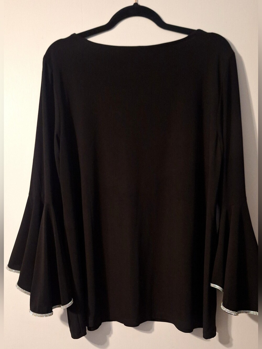 MSK Top with Rhinestone Trim - Picture 3 of 13